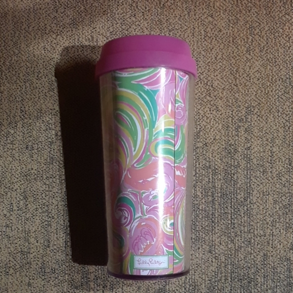 Lilly Pulitzer Other - Lilly Pulitzer Multicolor Coffee Travel Tumbler